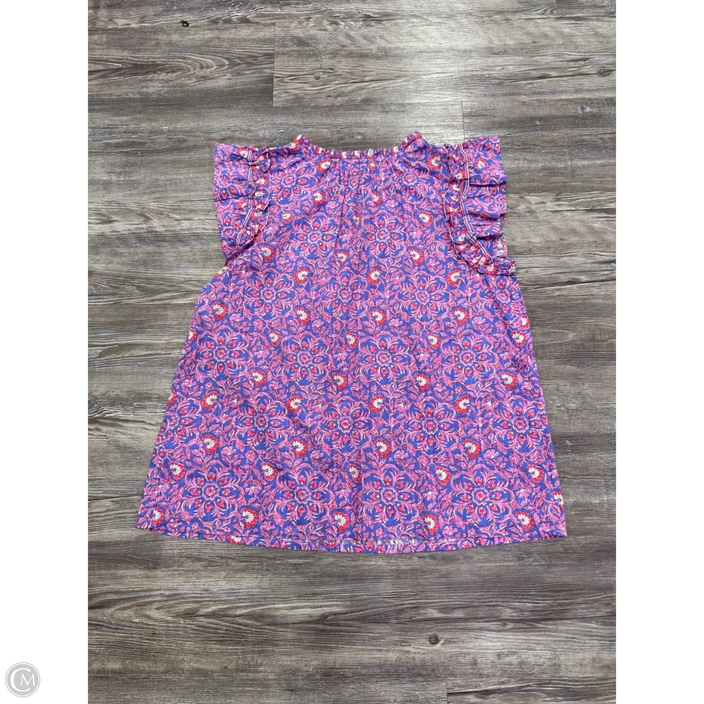 Top Short Sleeve By Vineyard Vines In Purple, Size: M