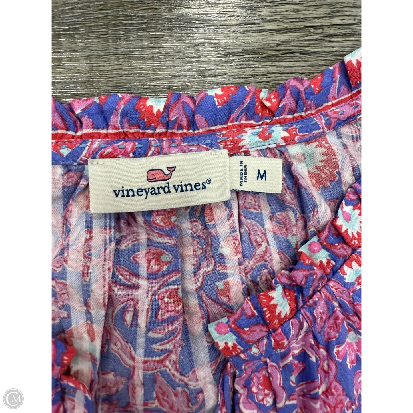 Top Short Sleeve By Vineyard Vines In Purple, Size: M