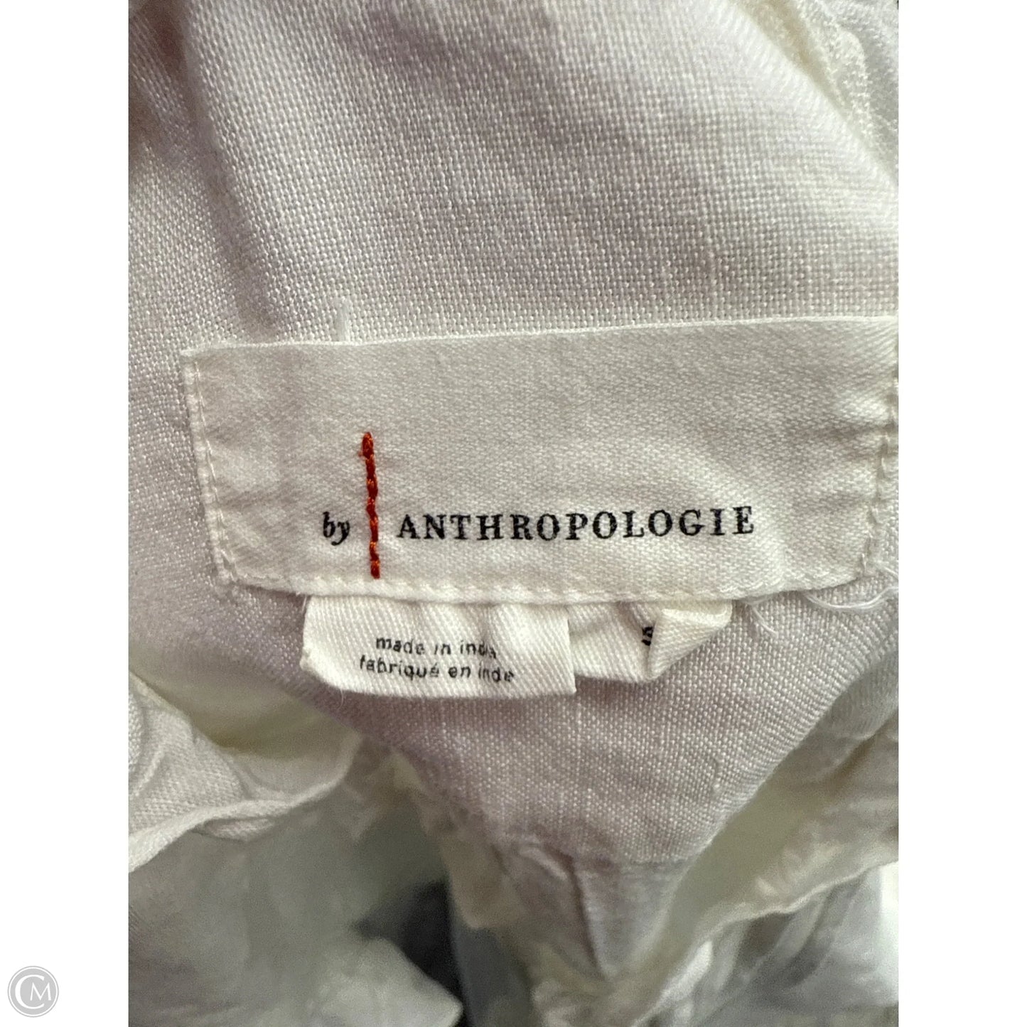 Tunic Sleeveless By Anthropologie In White, Size: S