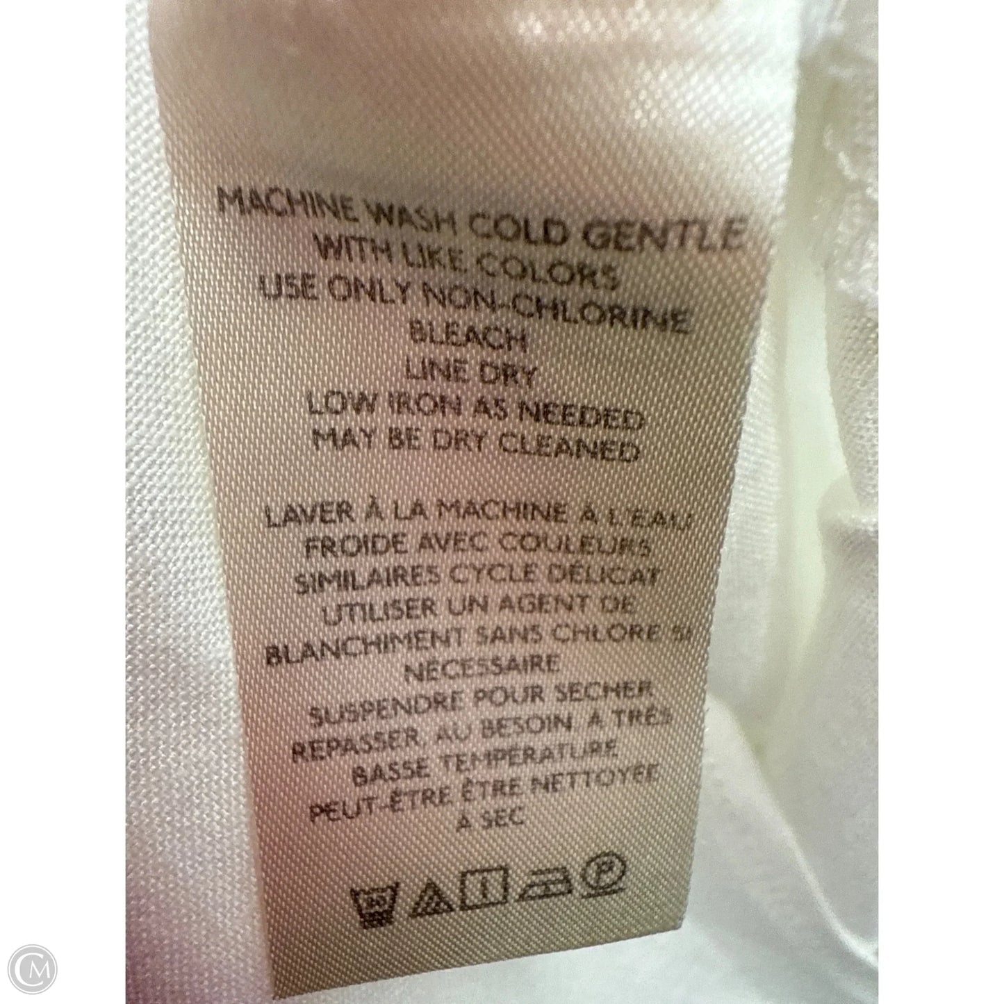 Tunic Sleeveless By Anthropologie In White, Size: S