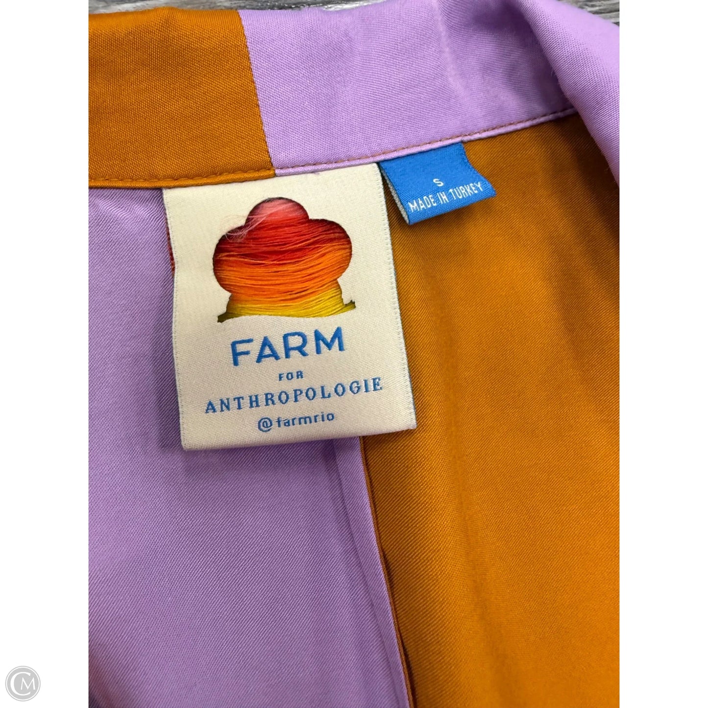 Top Long Sleeve By Farm Rio In Purple, Size: S