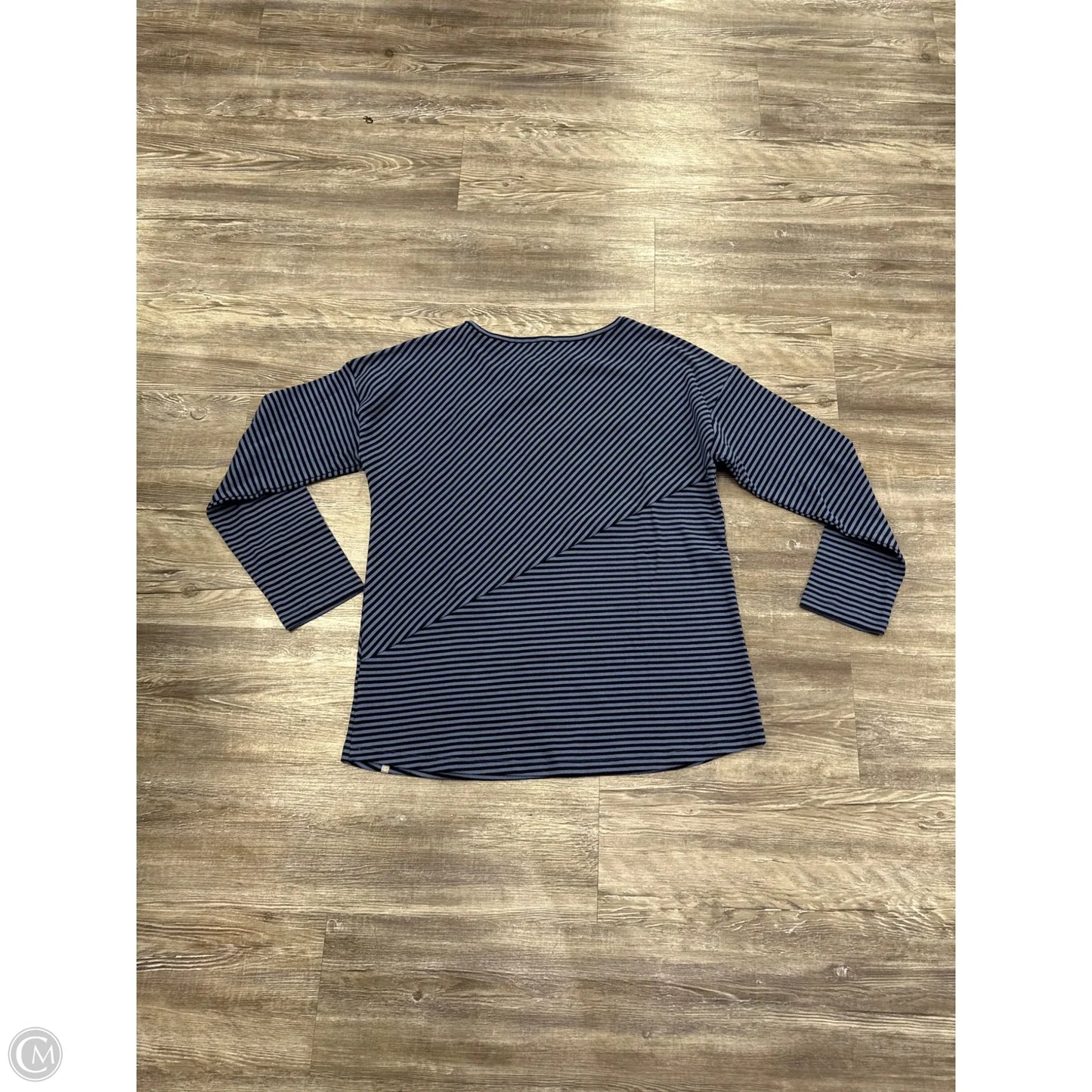 Top Long Sleeve By Talbots In Blue, Size: M