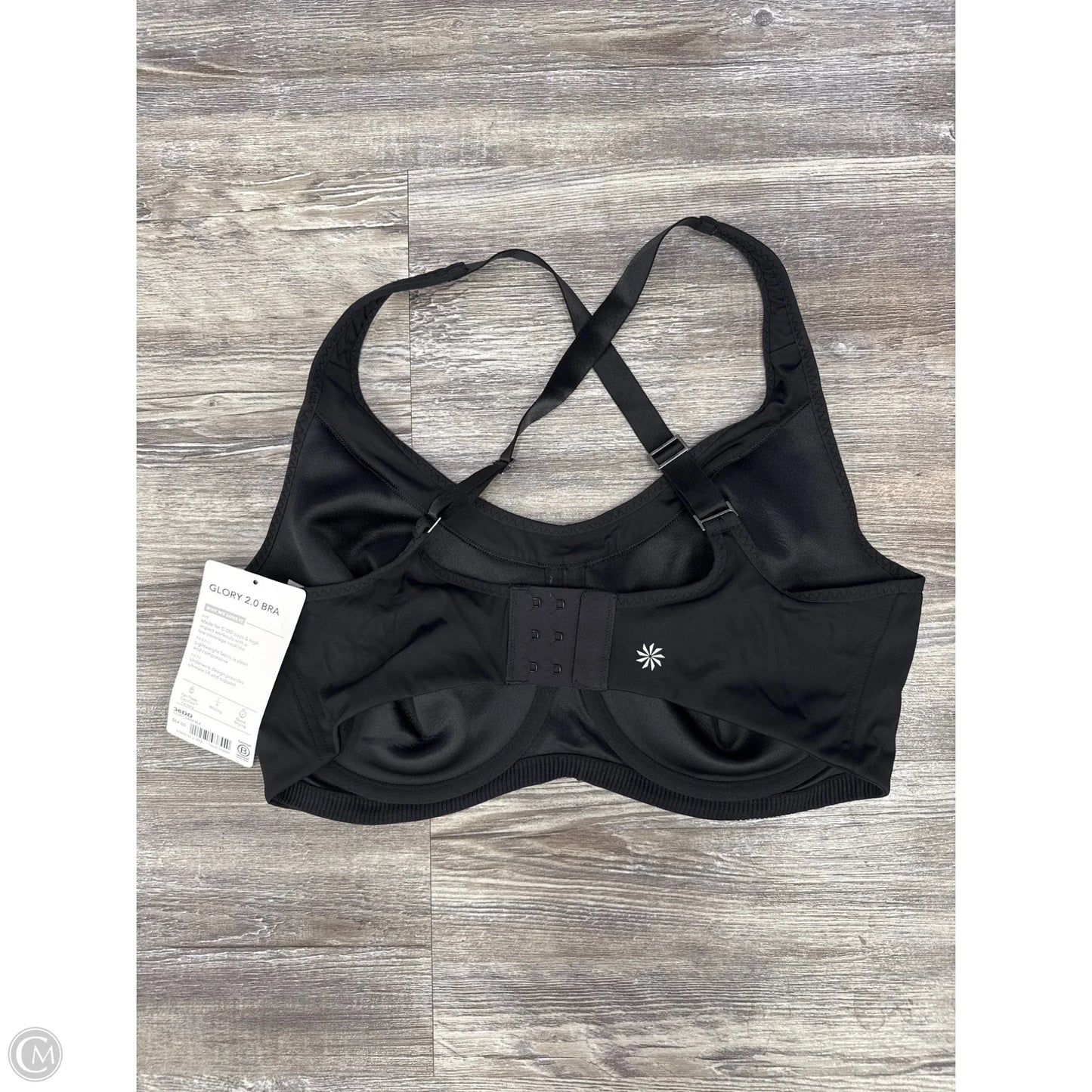 Athletic Bra By Athleta In Black