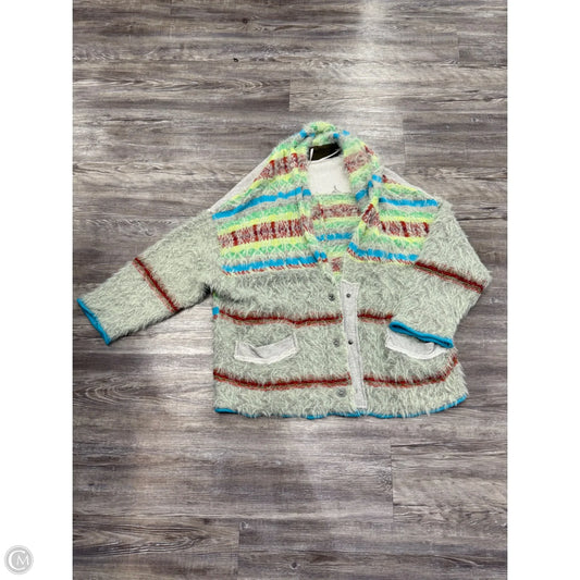 Sweater Cardigan By Free People In Grey, Size: Xs