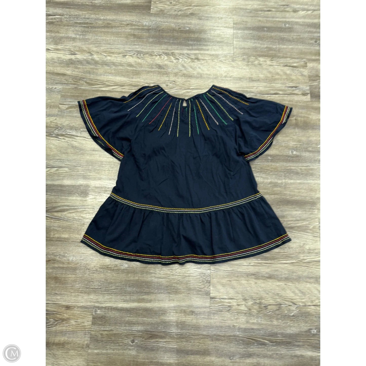 Top Short Sleeve By Maeve In Blue, Size: Xs