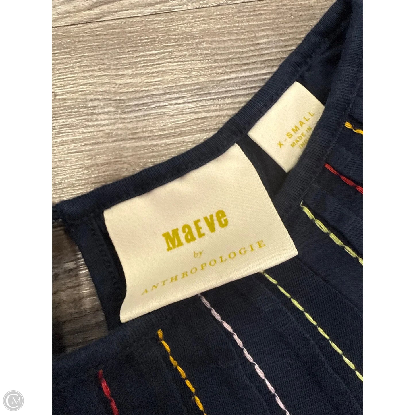 Top Short Sleeve By Maeve In Blue, Size: Xs