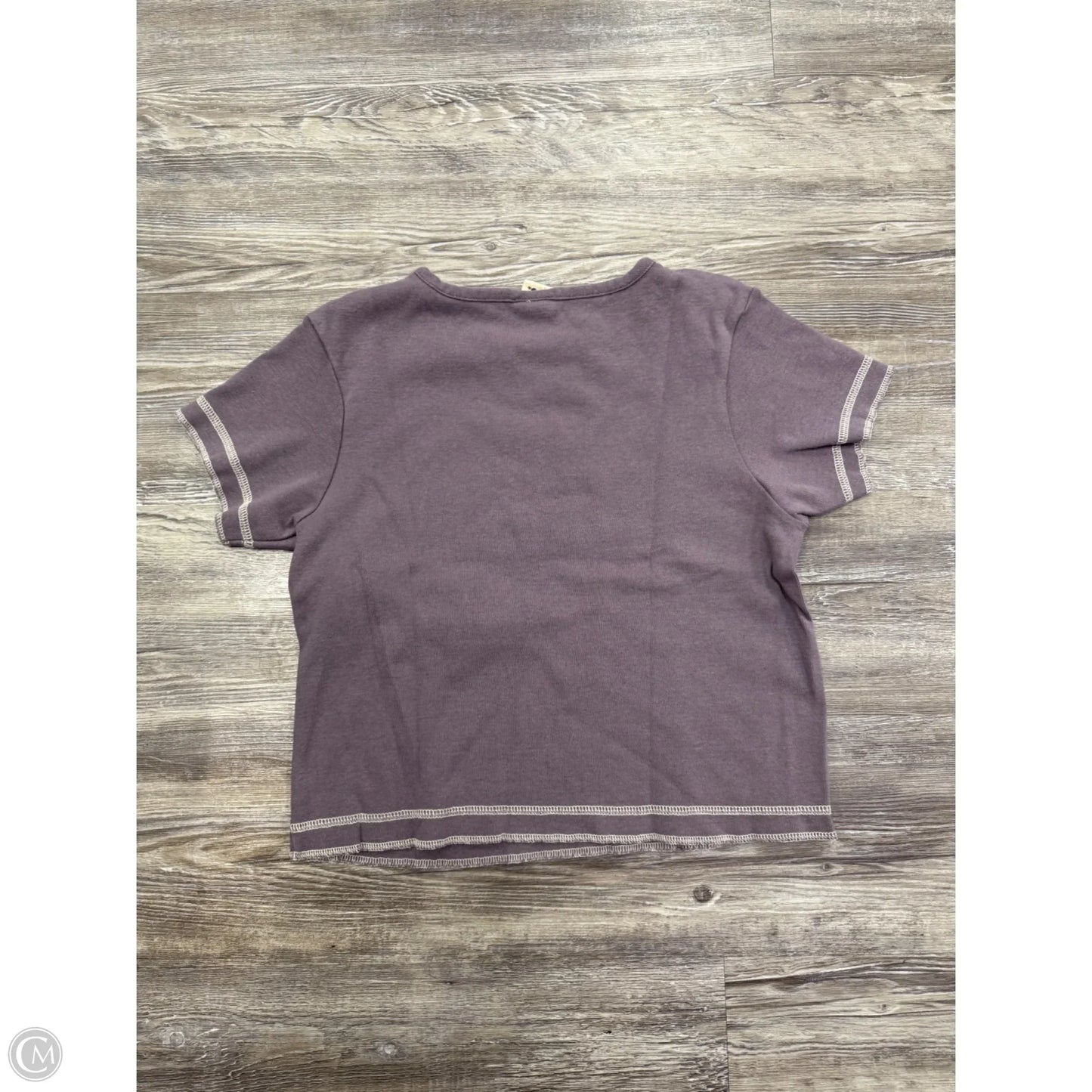 Top Short Sleeve By Fitigues In Purple, Size: M