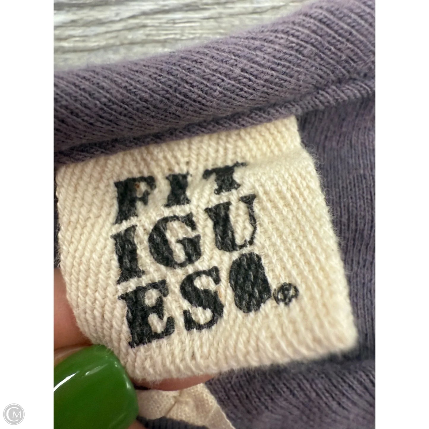 Top Short Sleeve By Fitigues In Purple, Size: M