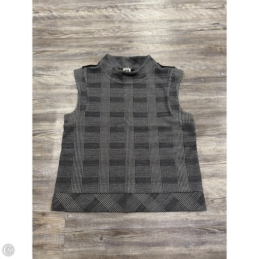 Top Sleeveless By Anne Klein In Black, Size: M