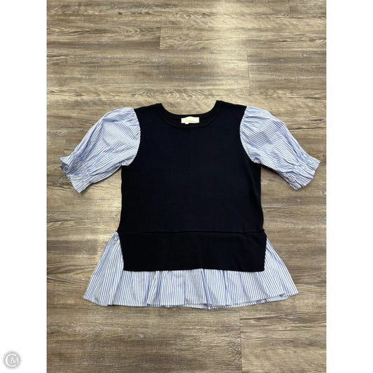 Sweater By Anthropologie In Navy, Size: M