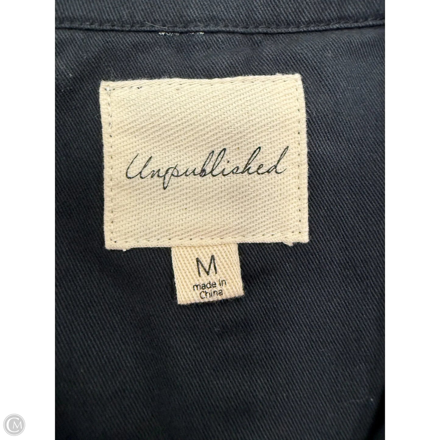 Jumpsuit By Unpublished In Black, Size: M