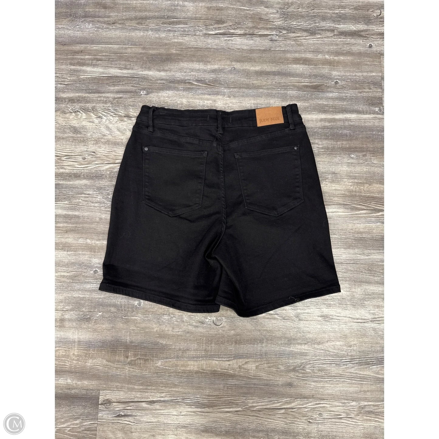 Shorts By Judy Blue In Black Denim, Size: 1x