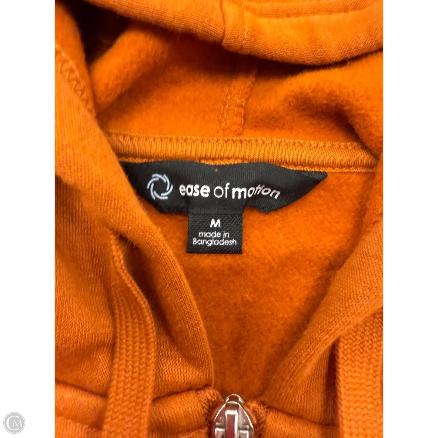 Athletic Jacket By Ease of Mind In Orange, Size: M