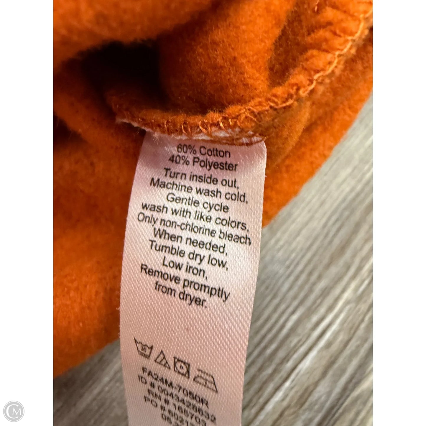 Athletic Jacket By Ease of Mind In Orange, Size: M