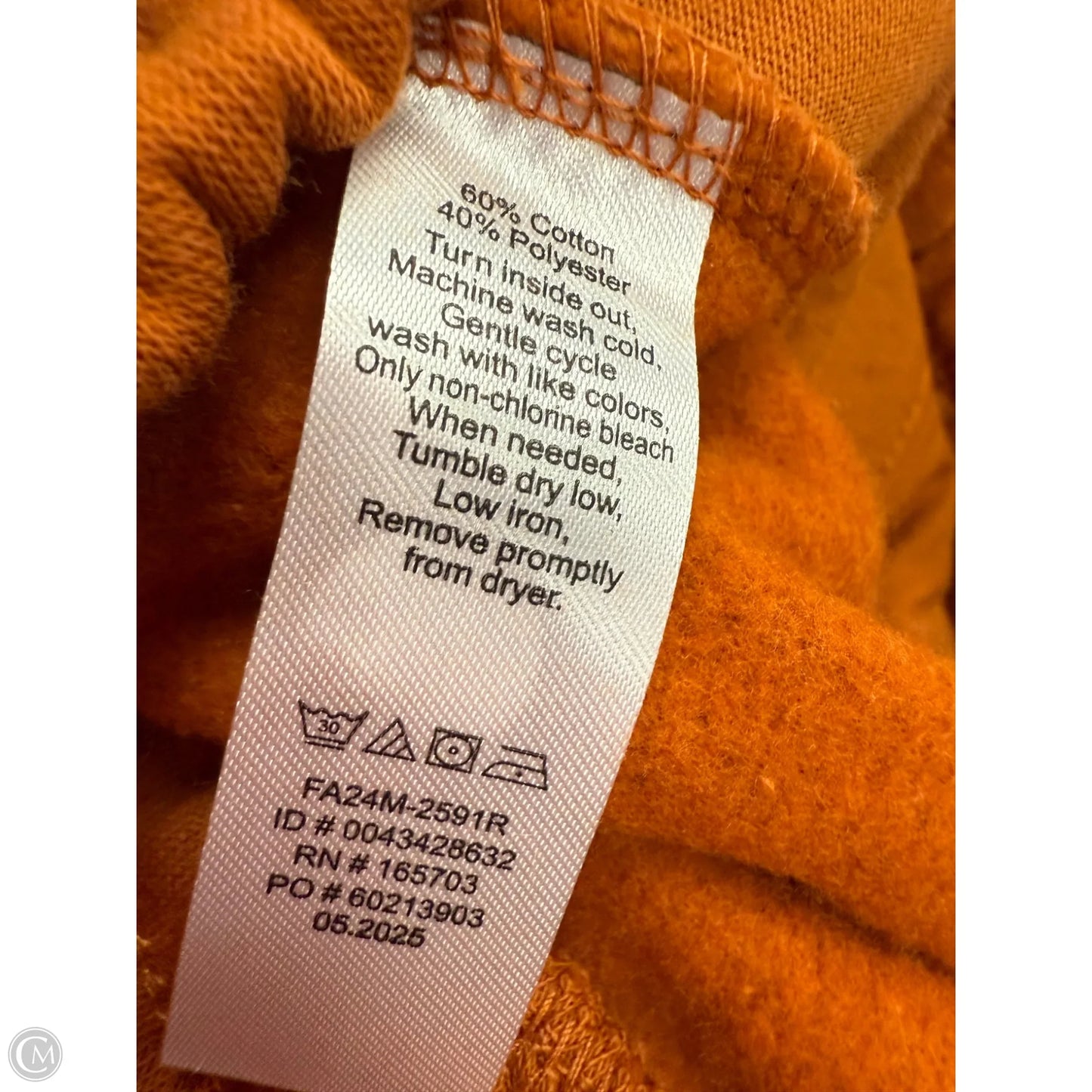 Athletic Pants By Ease of Mind In Orange, Size: M