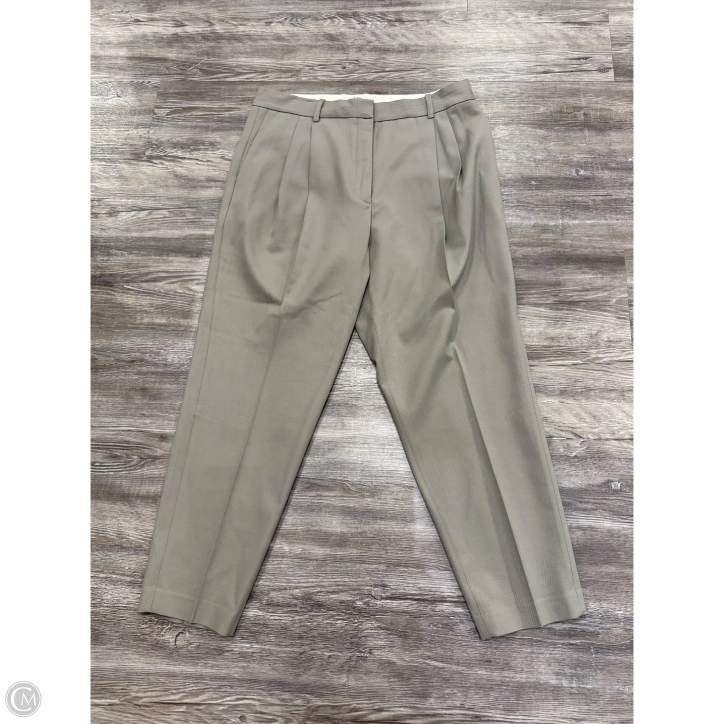 Pants Cropped By Babaton In Grey, Size: 12