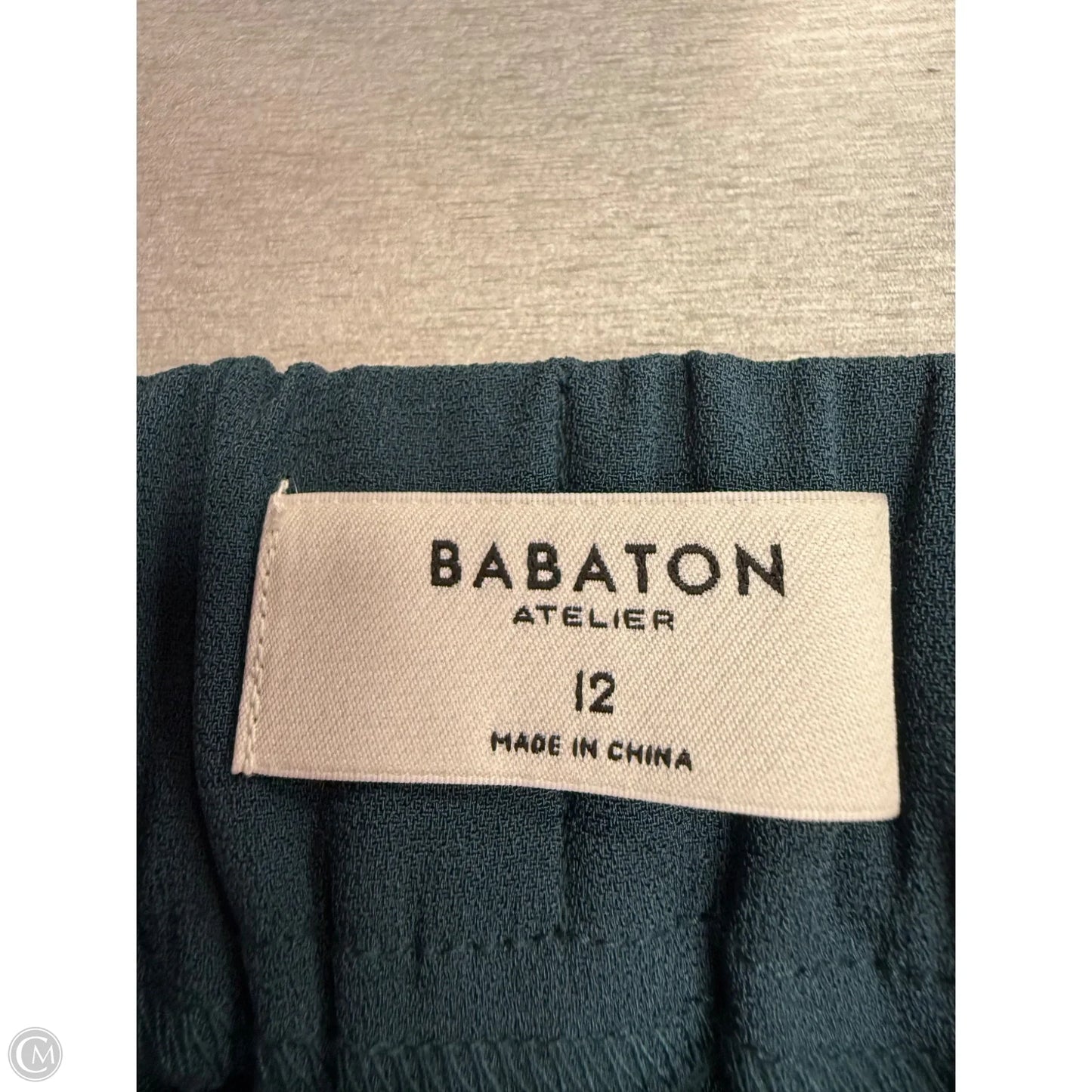 Pants Cropped By Babaton In Teal, Size: 12