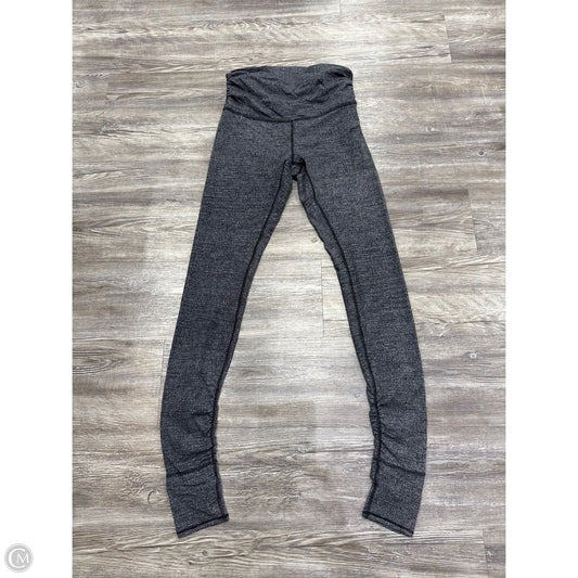Athletic Leggings By Lululemon In Black & White, Size: 8