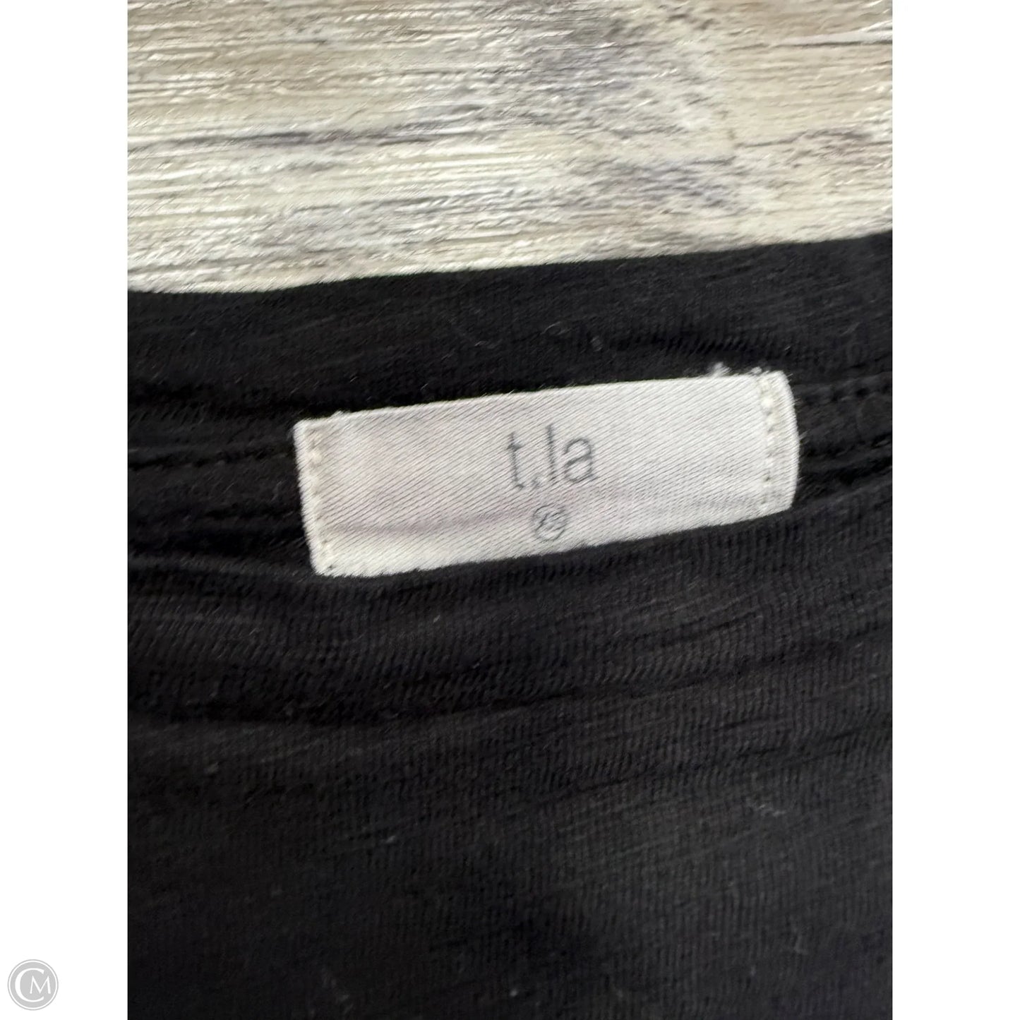 Top Short Sleeve By T.la In Black, Size: Xs