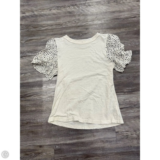 Top Short Sleeve By T.la In White, Size: Xs