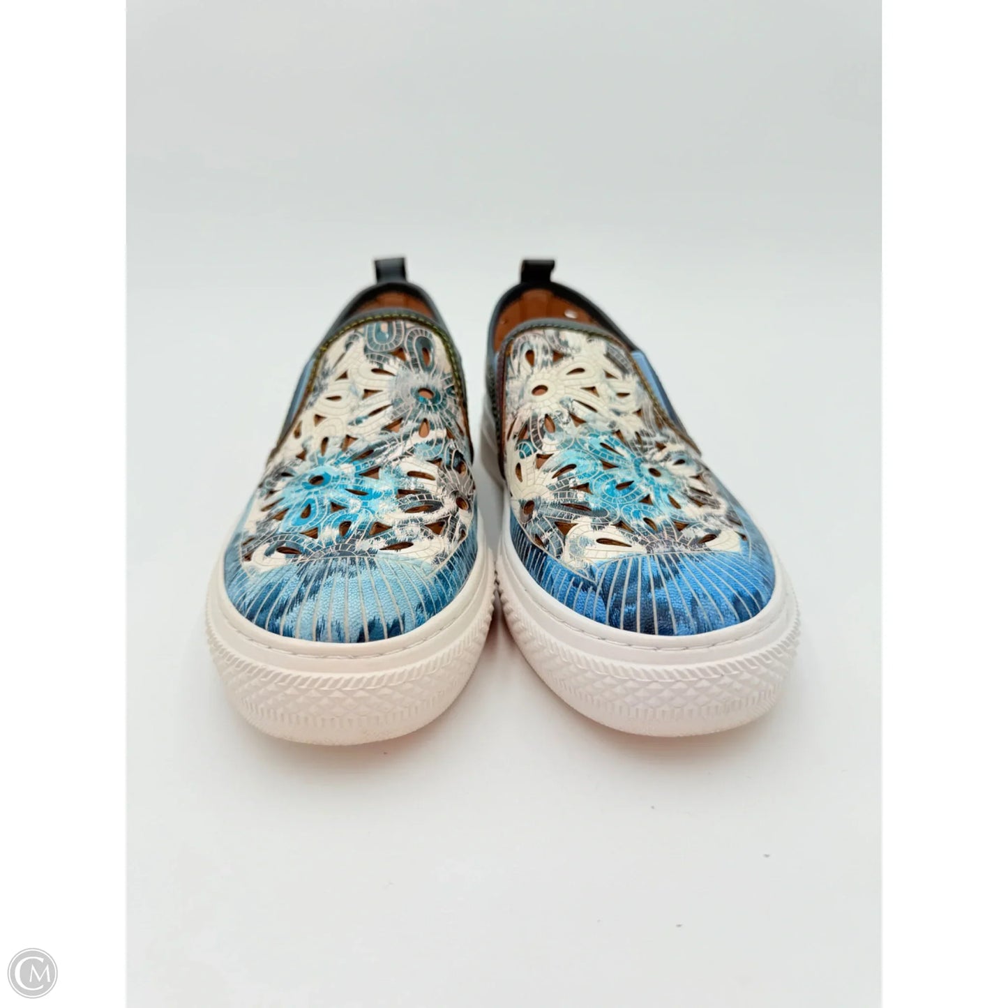 Shoes Flats By Spring Step In Blue, Size: 7