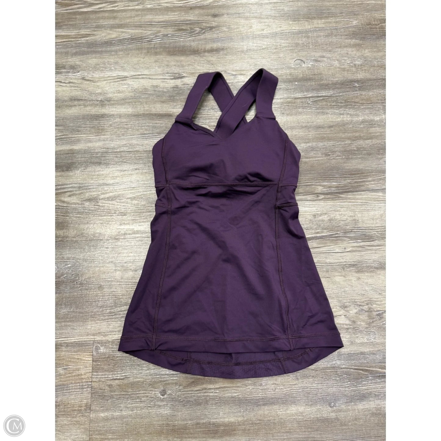 Athletic Tank Top By Lululemon In Purple, Size: Xs