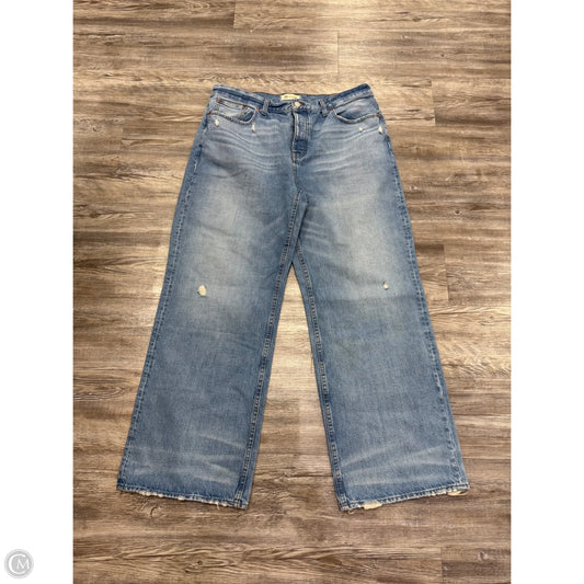 Jeans Wide Leg By Madewell In Blue Denim, Size: 14