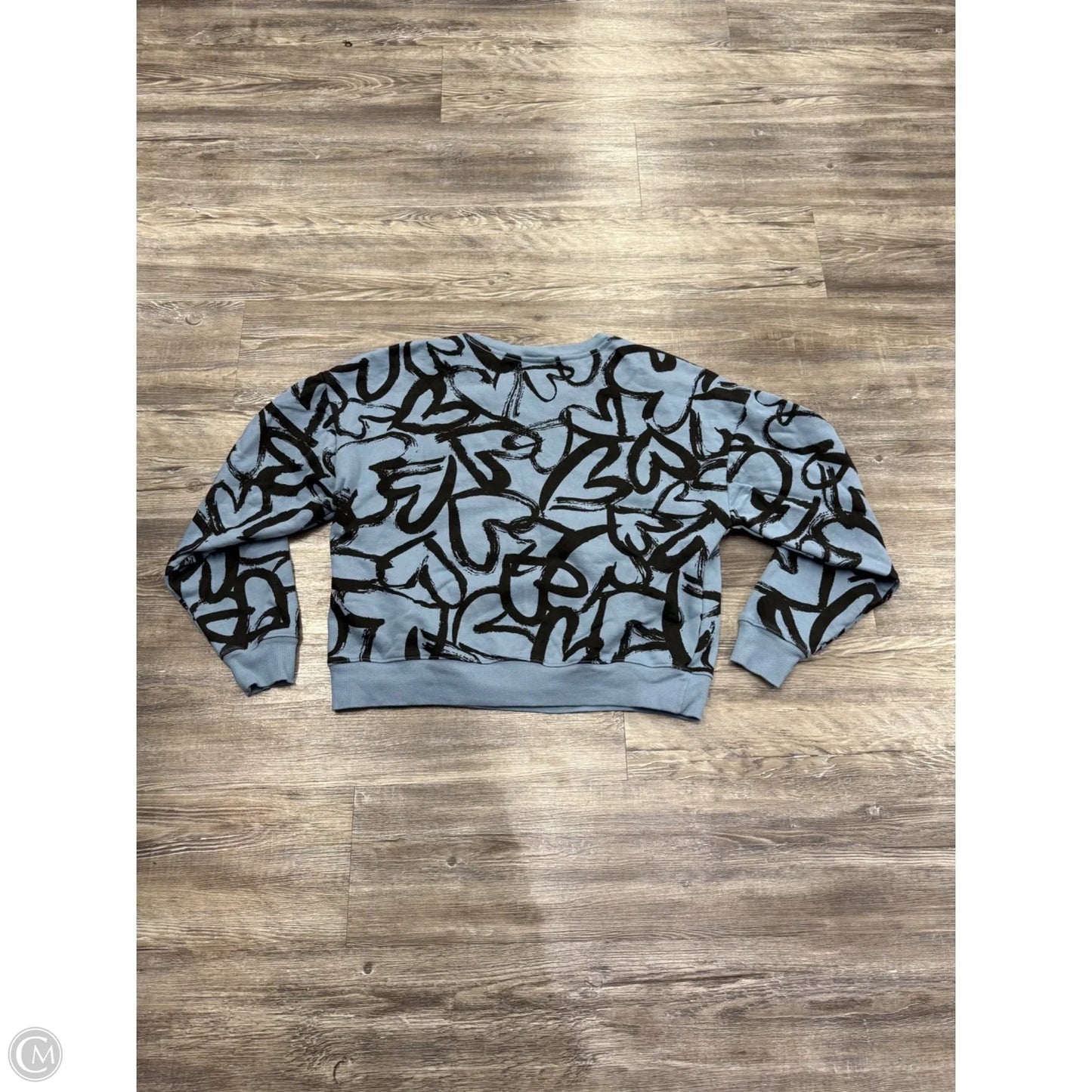 Sweatshirt Crewneck By Maeve In Blue, Size: M