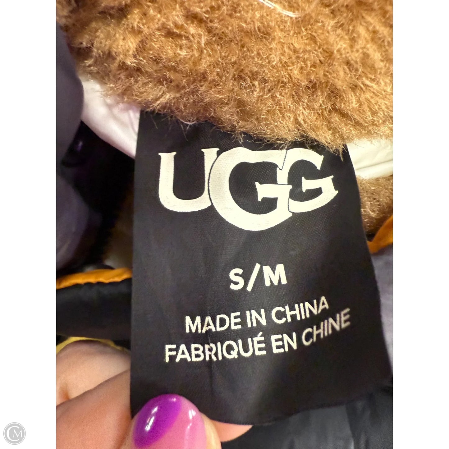 Coat Designer By Ugg In Black, Size: M