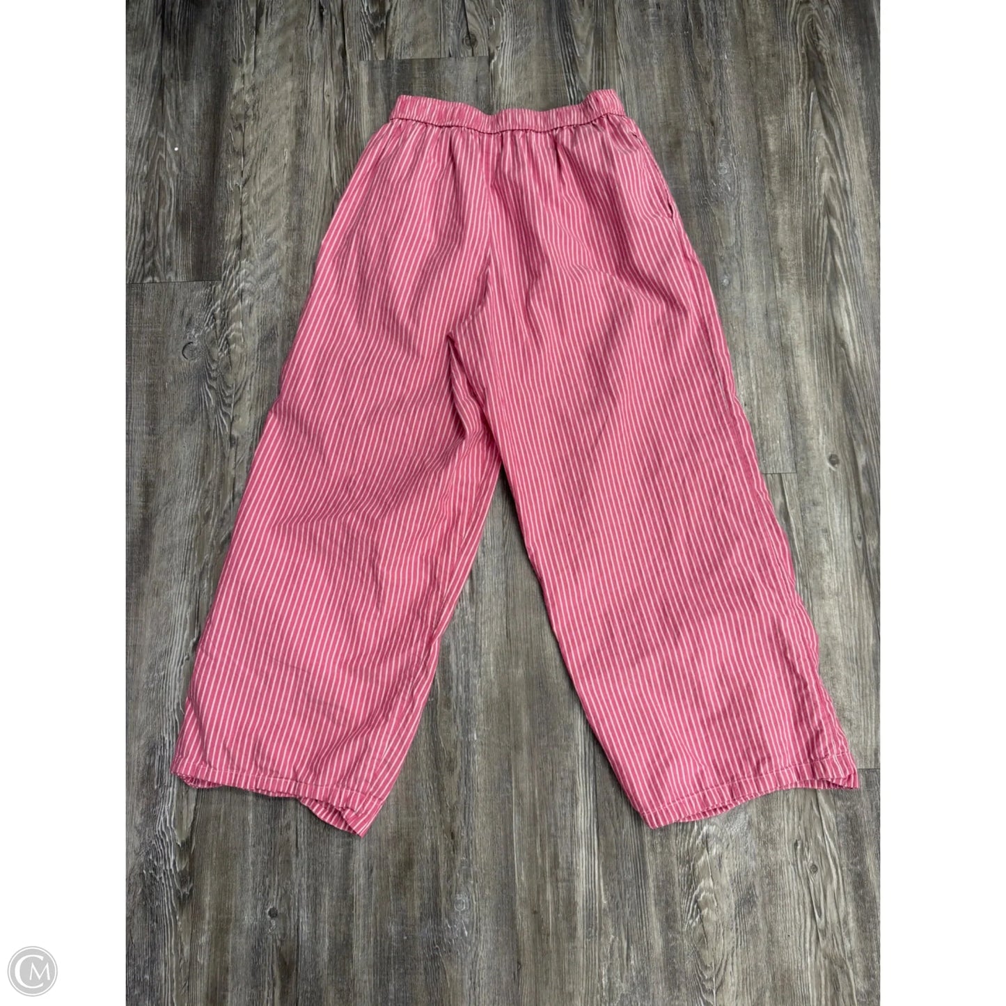 Pajama Pants By Anthropologie In Pink & White, Size: S