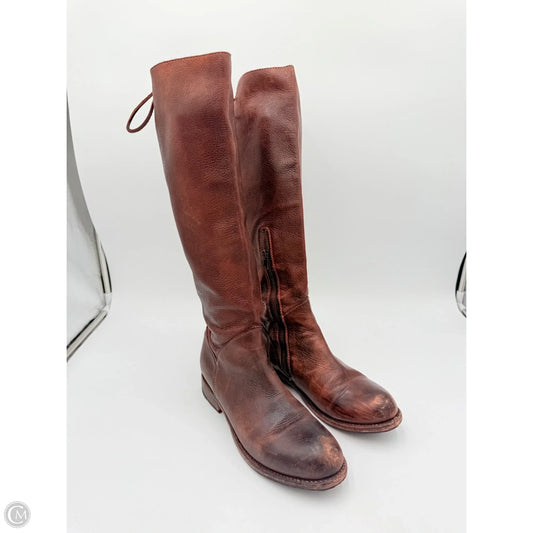 Boots Ankle Flats By Bed Stu In Brown, Size: 9.5