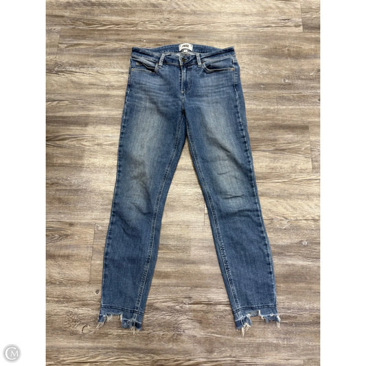 Jeans Skinny By Paige In Blue Denim, Size: 4