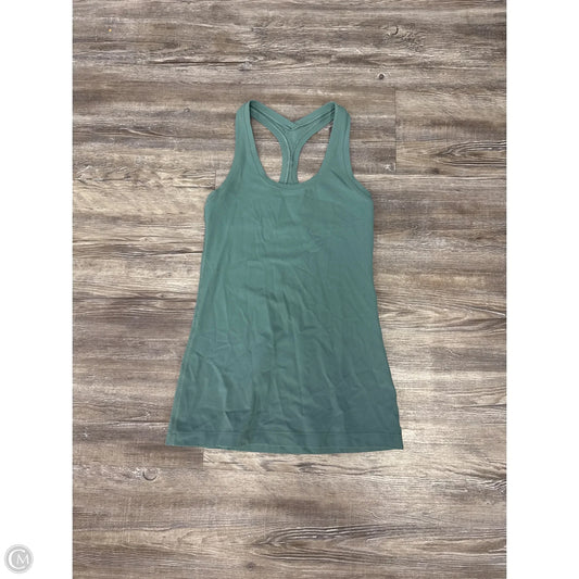 Athletic Tank Top By Lululemon In Green, Size: S