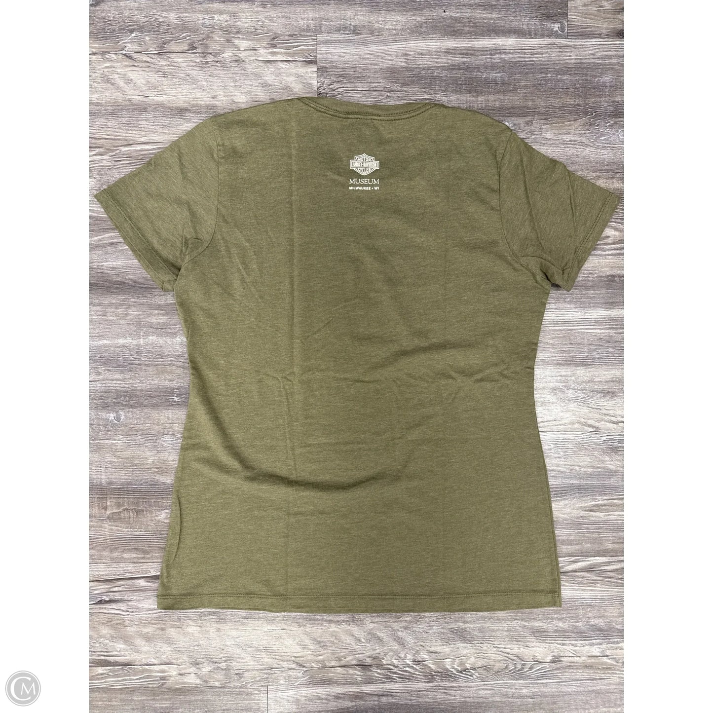 Top Short Sleeve By Harley Davidson In Green, Size: Xxl