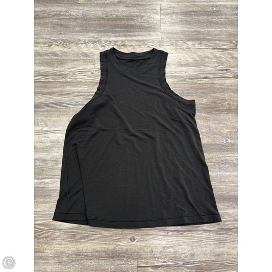 Athletic Tank Top By Lululemon In Black, Size: M