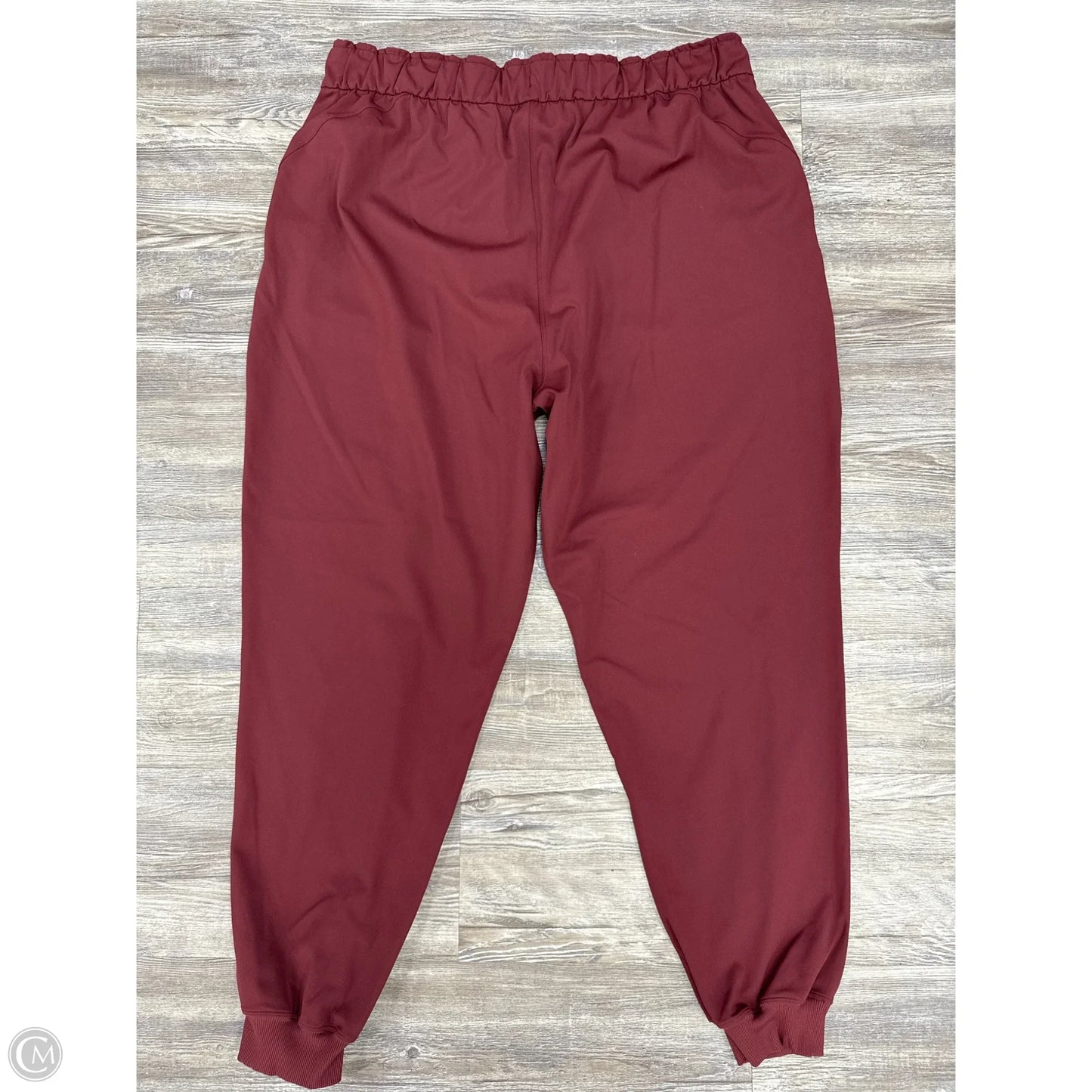 Athletic Pants By Lululemon In Red, Size: 16