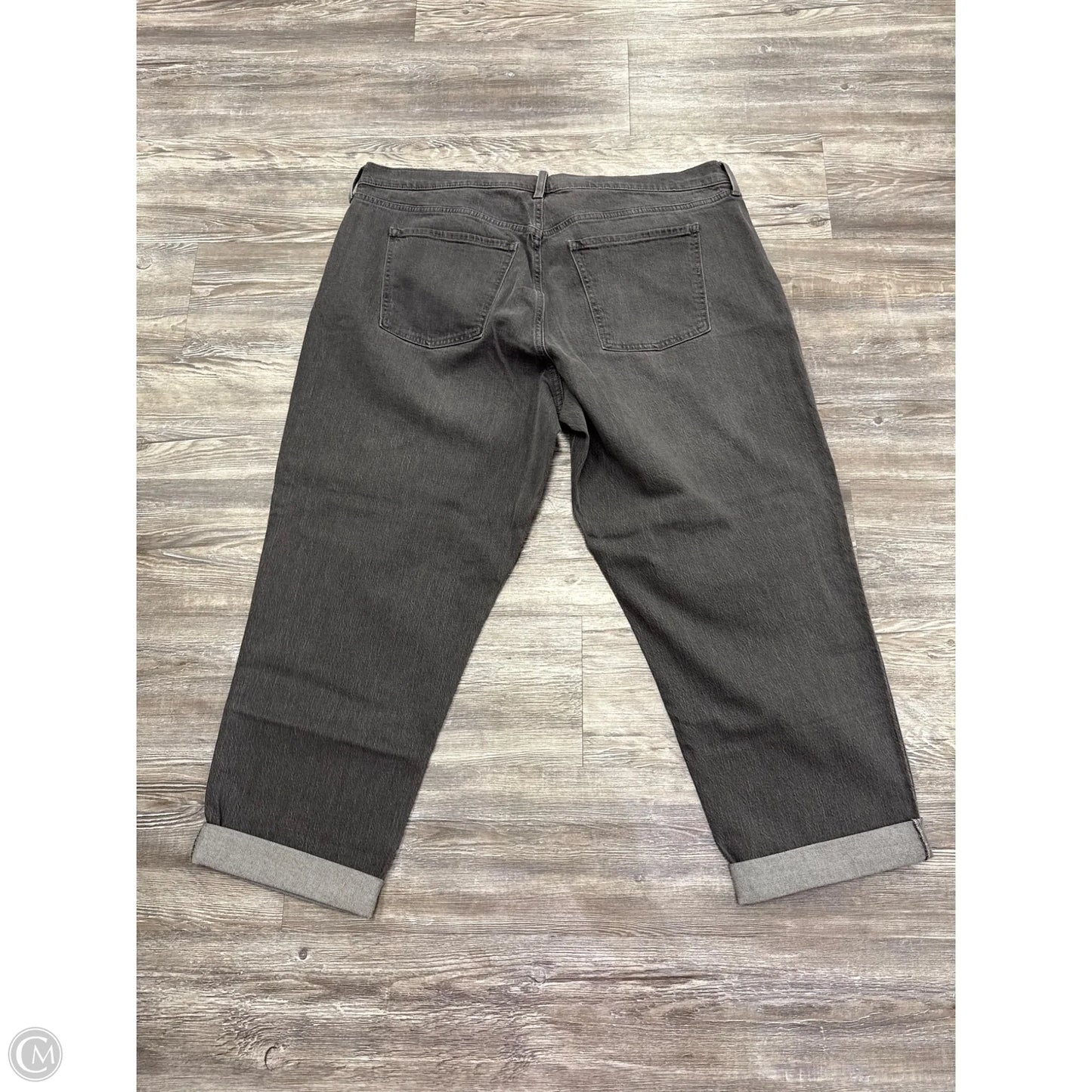 Jeans Boyfriend By Old Navy In Grey Denim, Size: 20