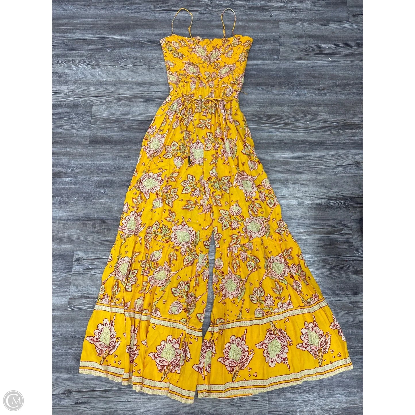 Jumpsuit By Free People In Yellow, Size: Xs
