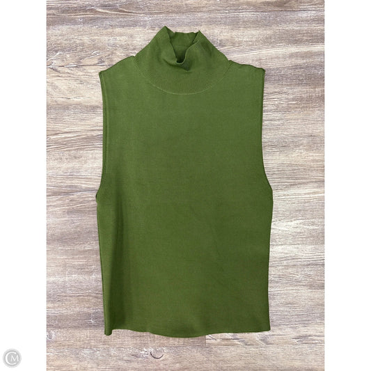 Top Sleeveless Designer By Alice + Olivia In Green, Size: Xs