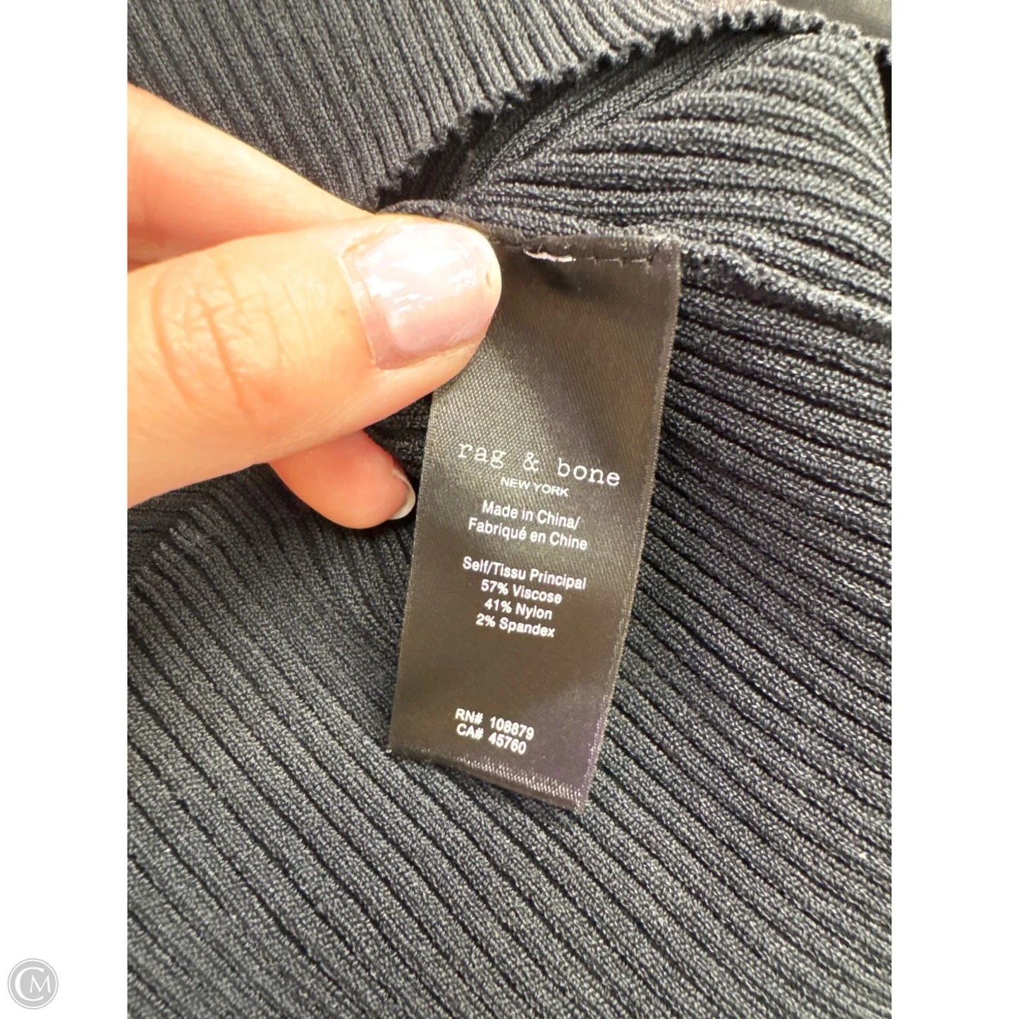 Top Sleeveless By Rag And Bone In Black, Size: Xs