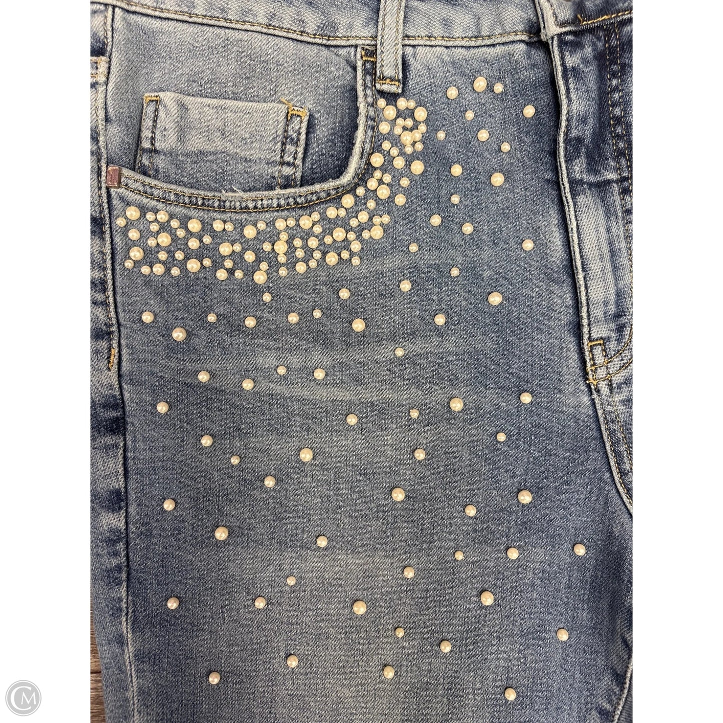 Jeans Straight By Pilcro In Blue Denim, Size: 10