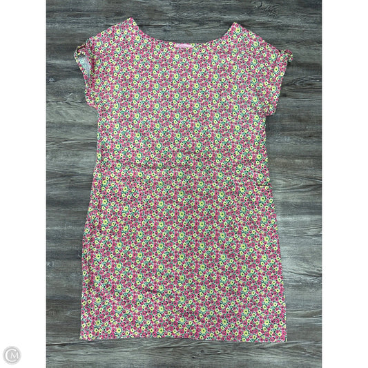 Dress Designer By Lilly Pulitzer In Floral Print, Size: L