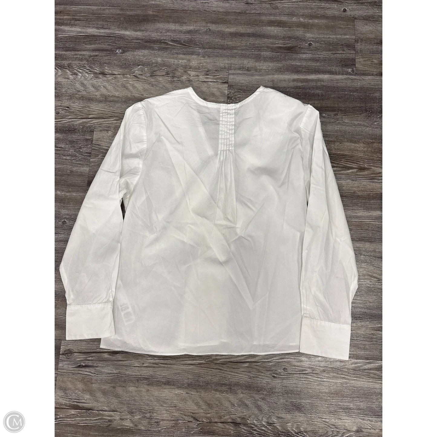 Top Long Sleeve By Rag And Bone In White, Size: L