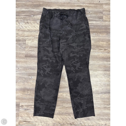 Athletic Pants By Lululemon In Camouflage Print, Size: 8