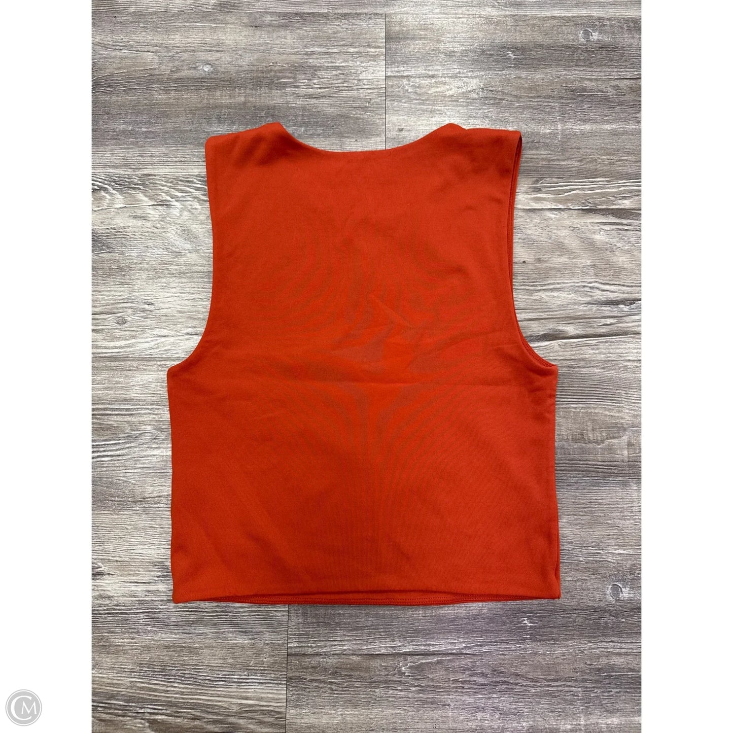 Top Sleeveless By Babaton In Orange, Size: M