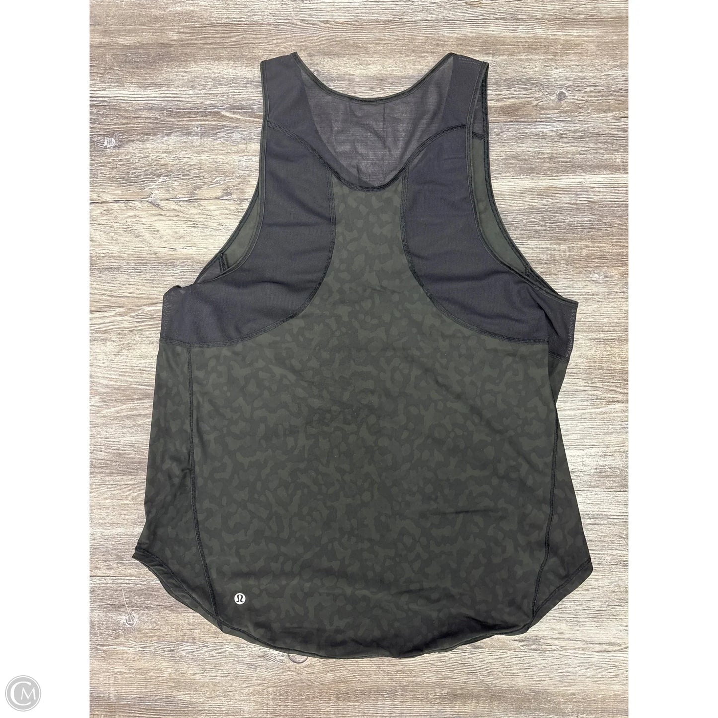 Athletic Tank Top By Lululemon In Green, Size: M