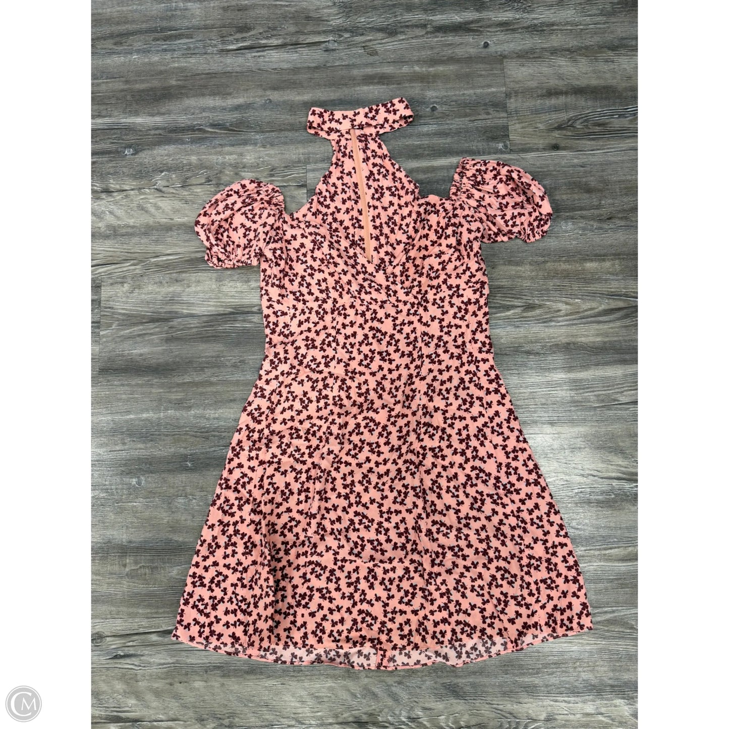 Dress Casual Short By Alexie In Pink & Red, Size: S