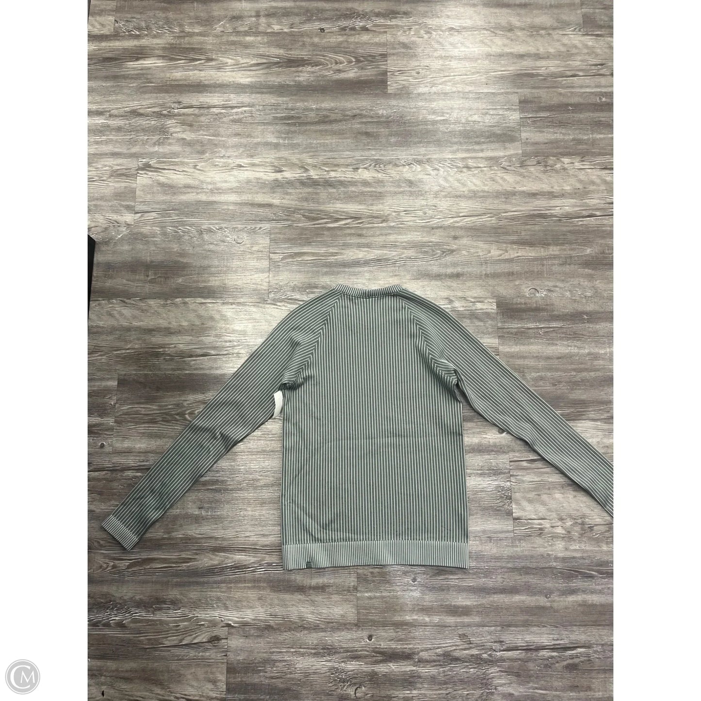 Athletic Top Long Sleeve Crewneck By Lululemon In Green, Size: Xs