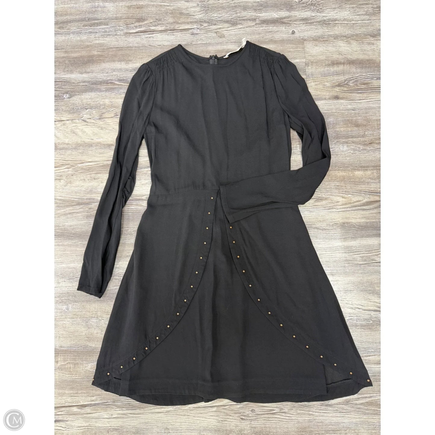Dress Designer By See By Chloe In Black & Gold, Size: S