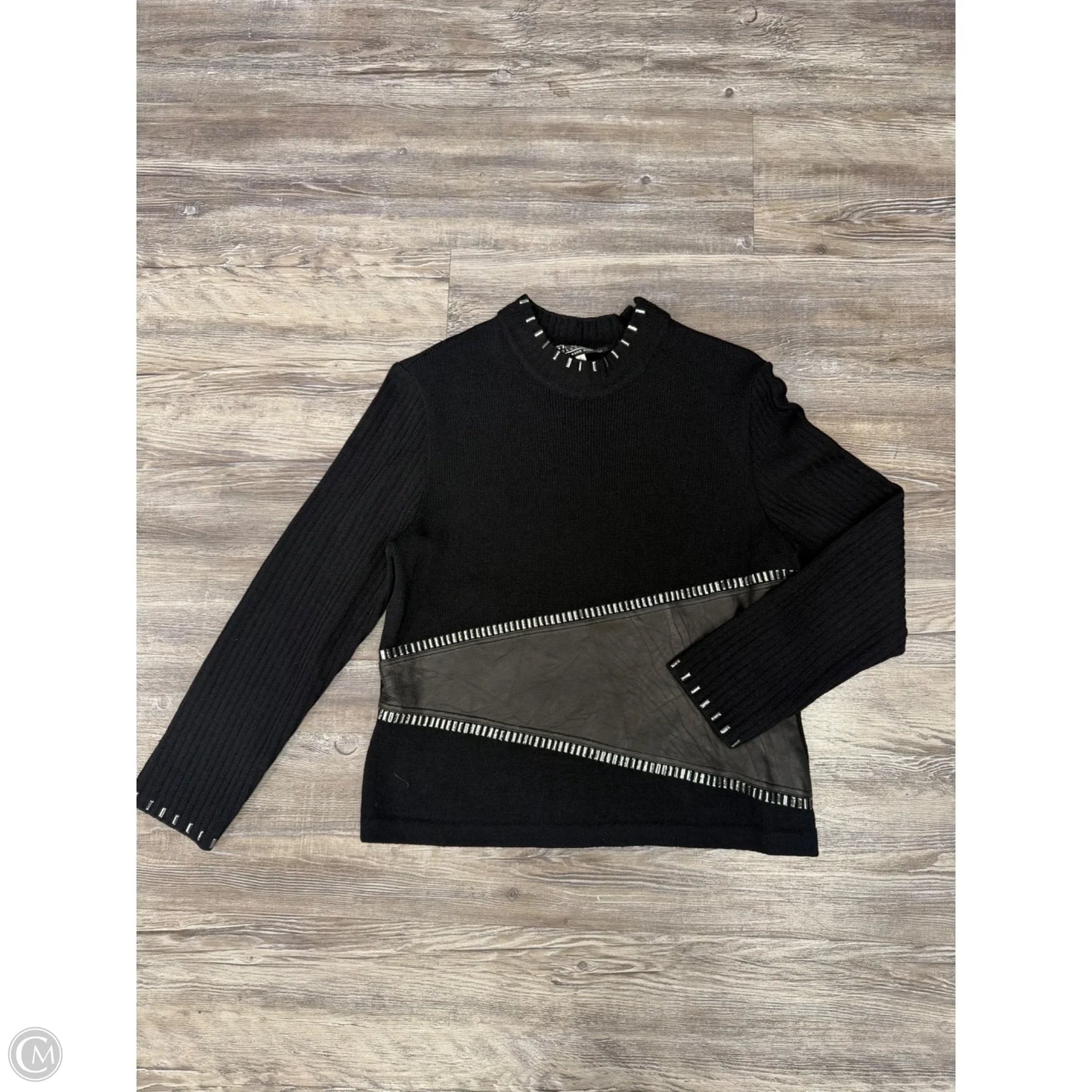 Sweater Luxury Designer By St John Collection In Navy, Size: 4